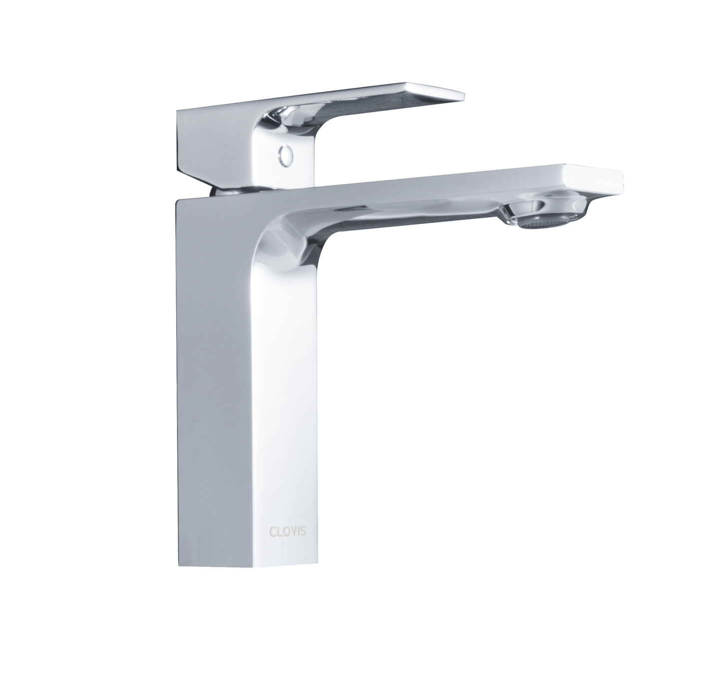 Modern Chrome Single Handle Lavatory Faucet with Pop-Up Drain