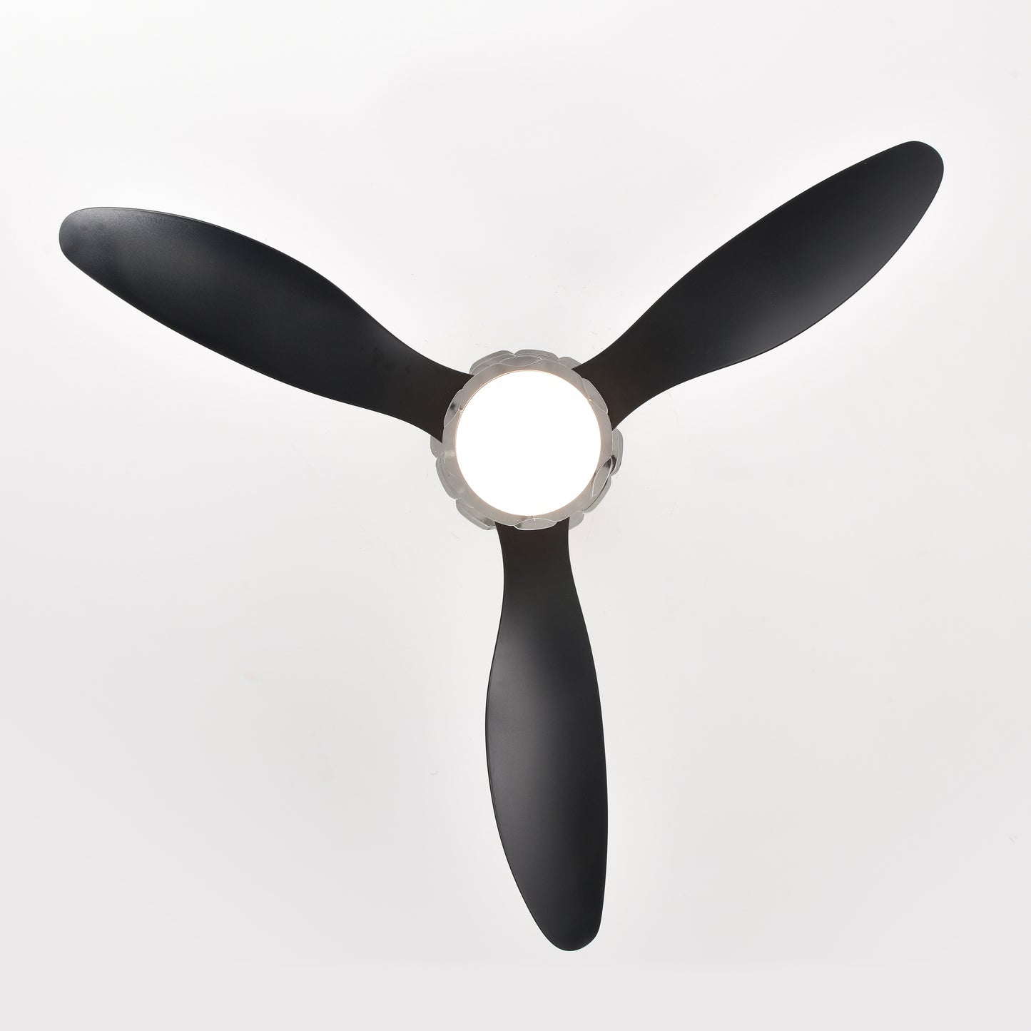 52-Inch Ceiling Fan with LED Lights and Remote Control, Modern Design