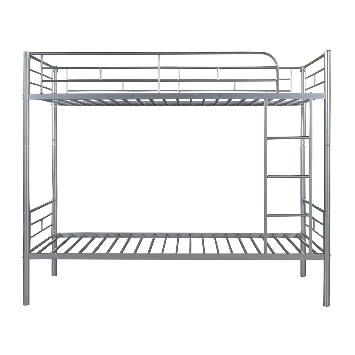 Contemporary Metal Twin Bunk Bed - Innovative Space-Saving Choice