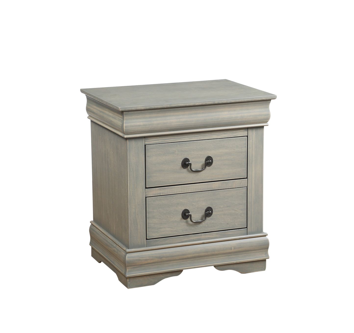 Louis Philippe Nightstand in Antique Gray 23863