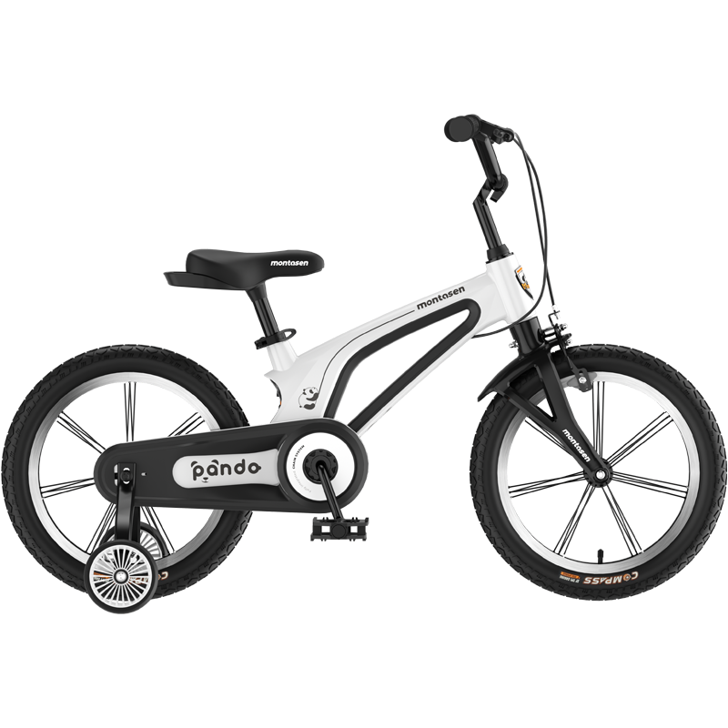 16" Kids Bike for Girls and Boys, Magnesium Alloy Frame with Auxiliary Wheel, Kids Single Speed Cruiser Bike.