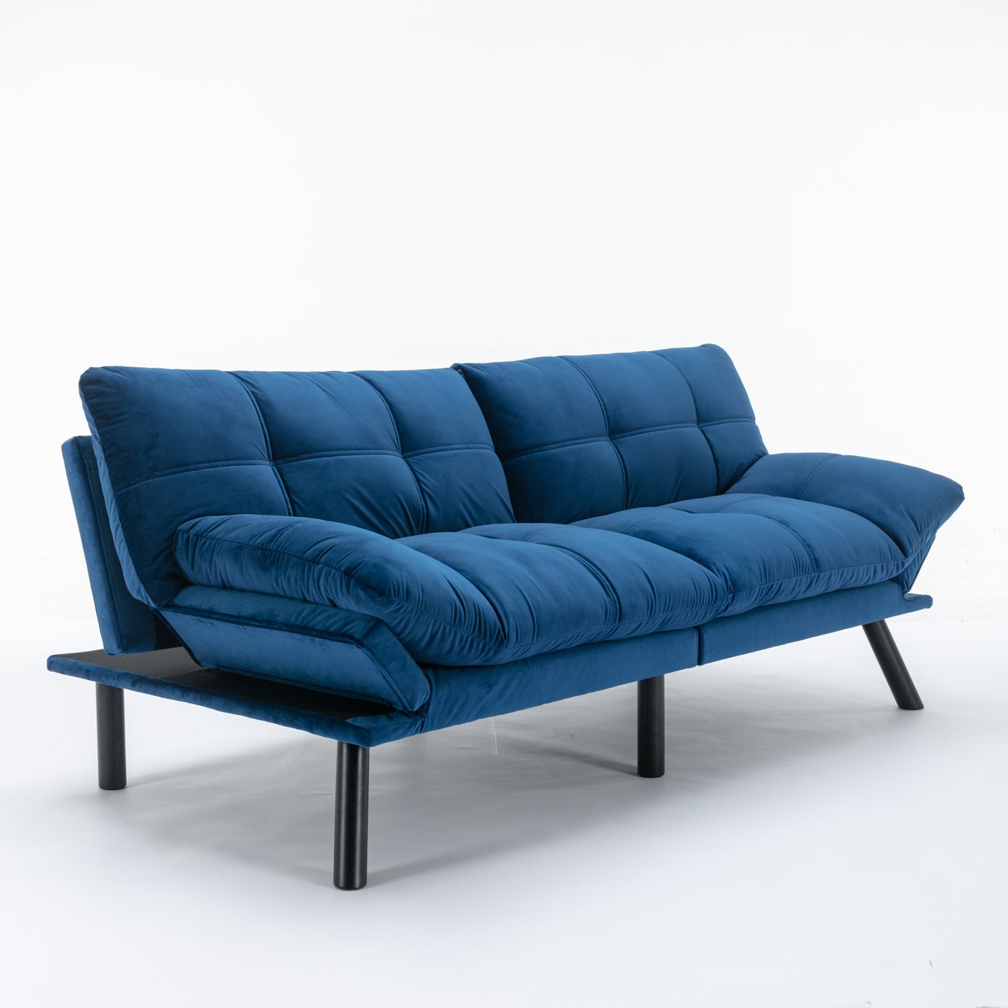 Navy Blue Convertible Folding Modern sofa Bed