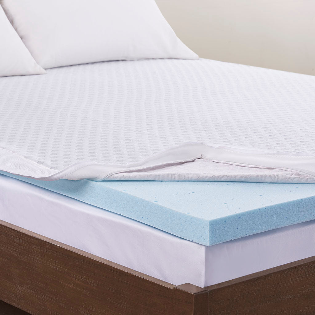 All Season Reversible Hypoallergenic Cooling Mattress Topper