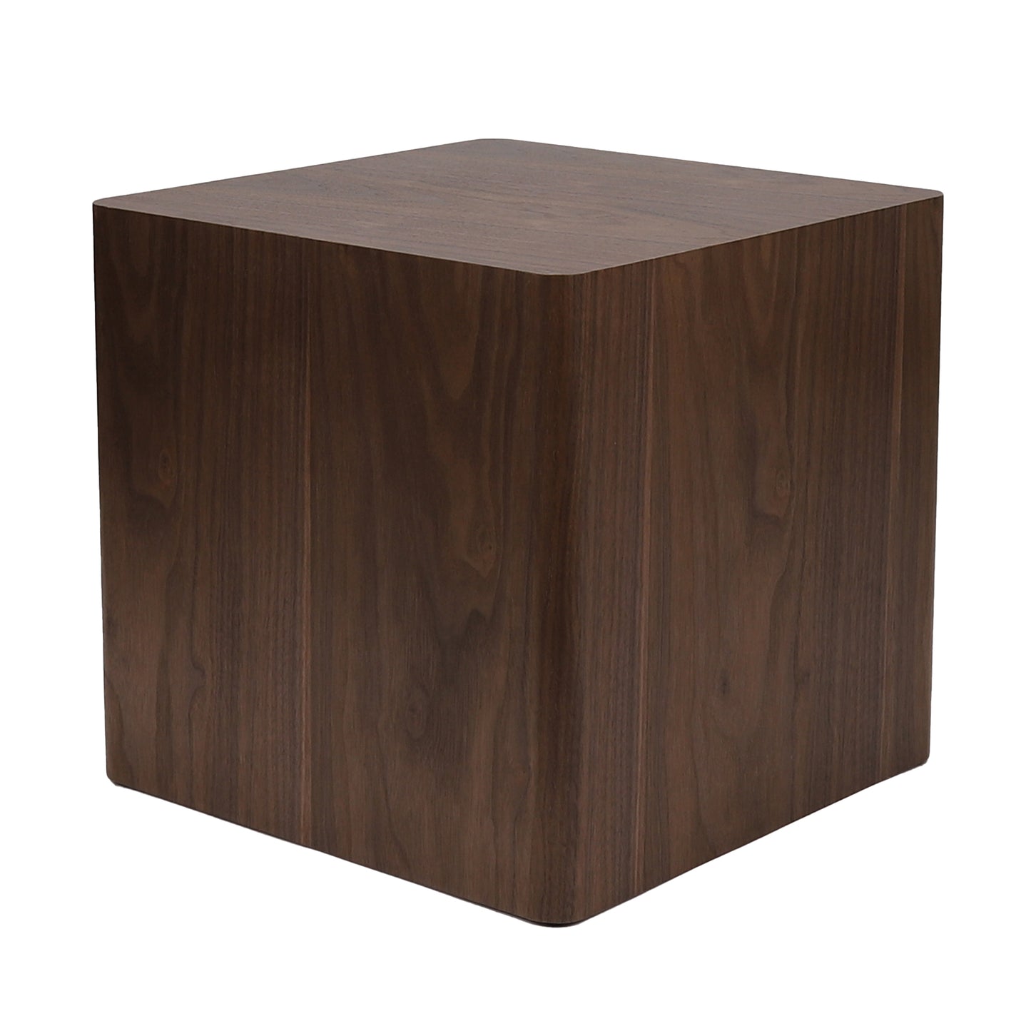 Elegant Walnut MDF Nesting Tables Set of 2 for Living Room, Office, Bedroom