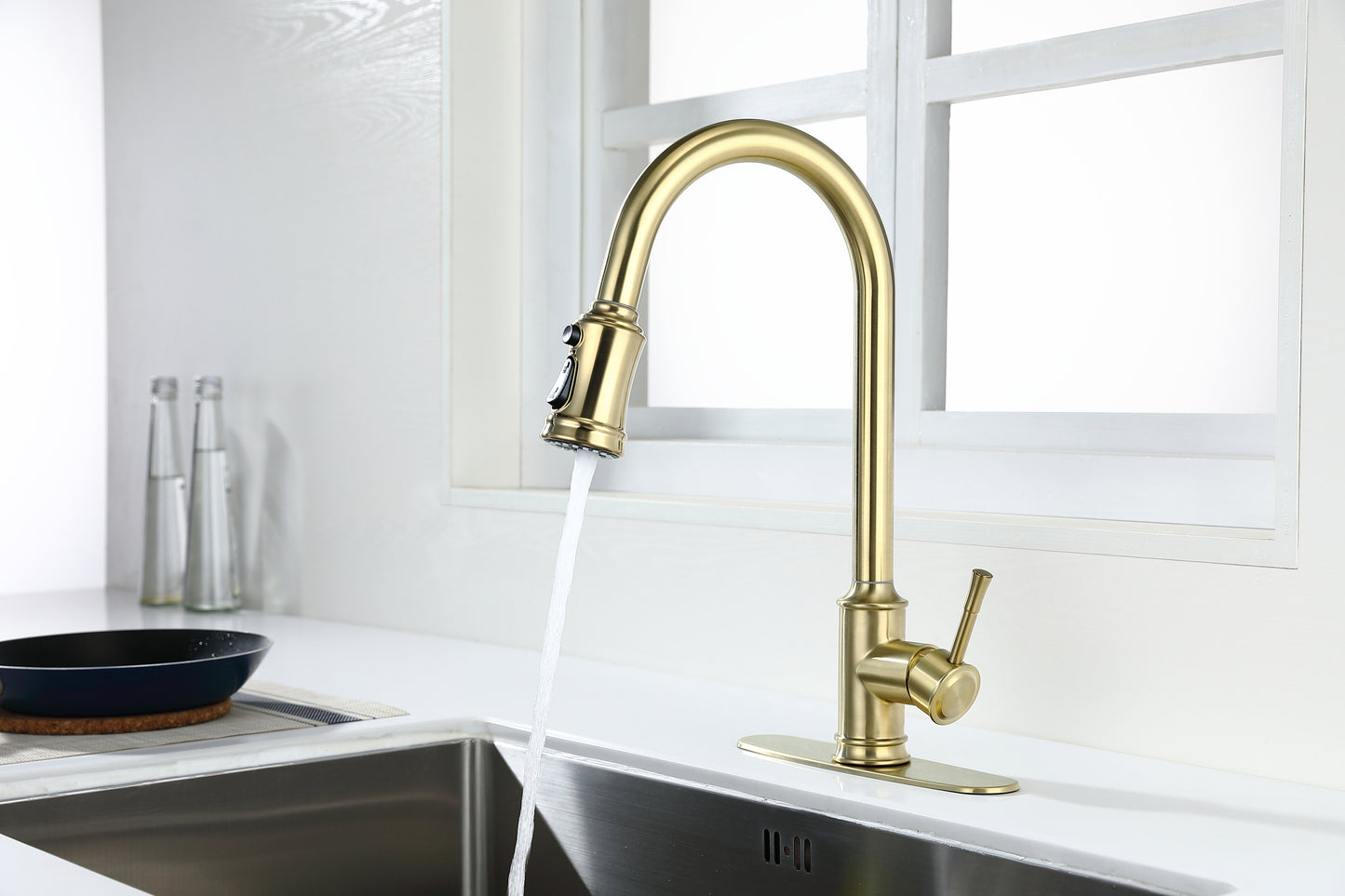 Touch Kitchen Faucet with Pull Down Sprayer