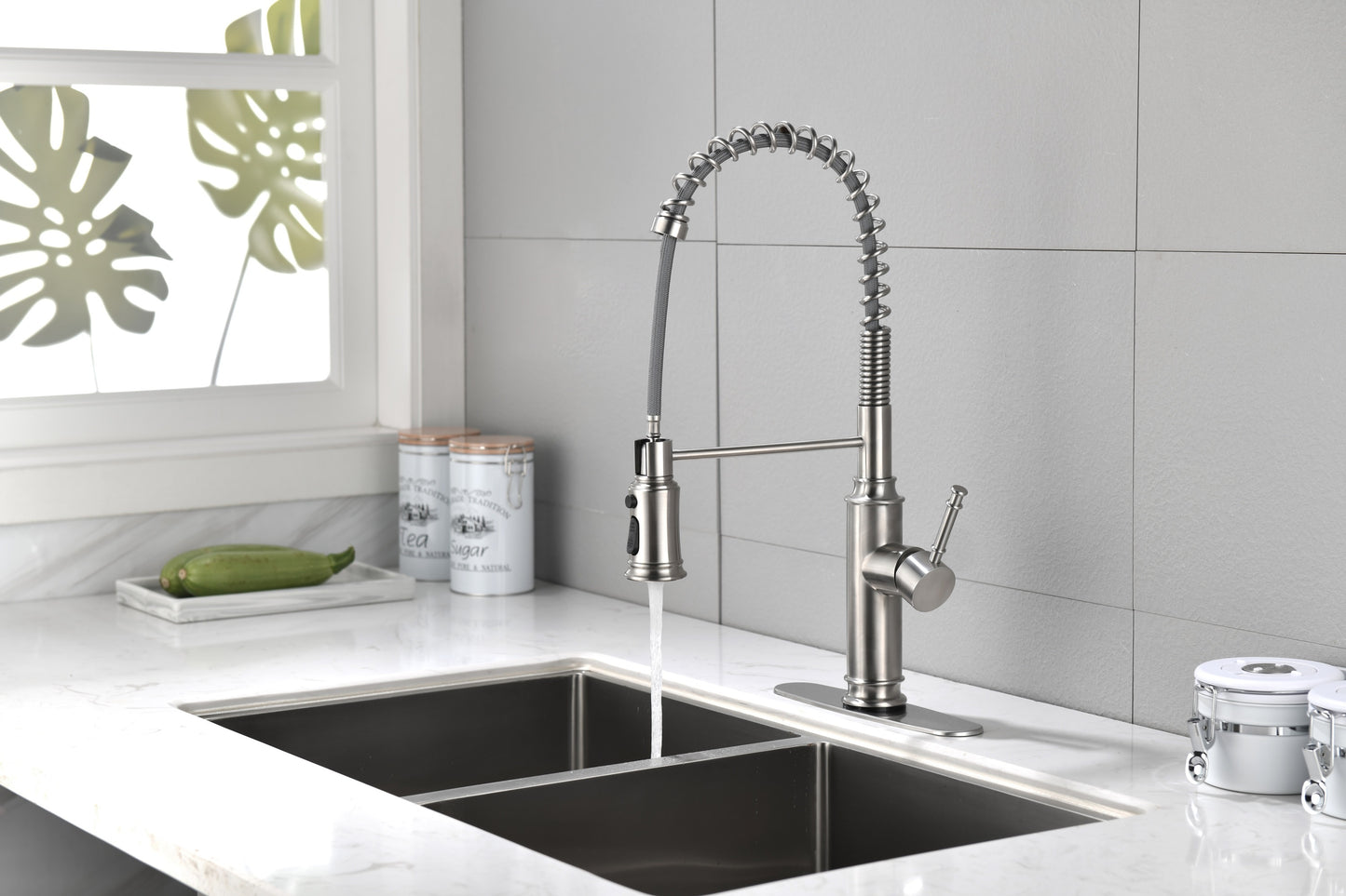 Touch Kitchen Faucet with Pull Down Sprayer