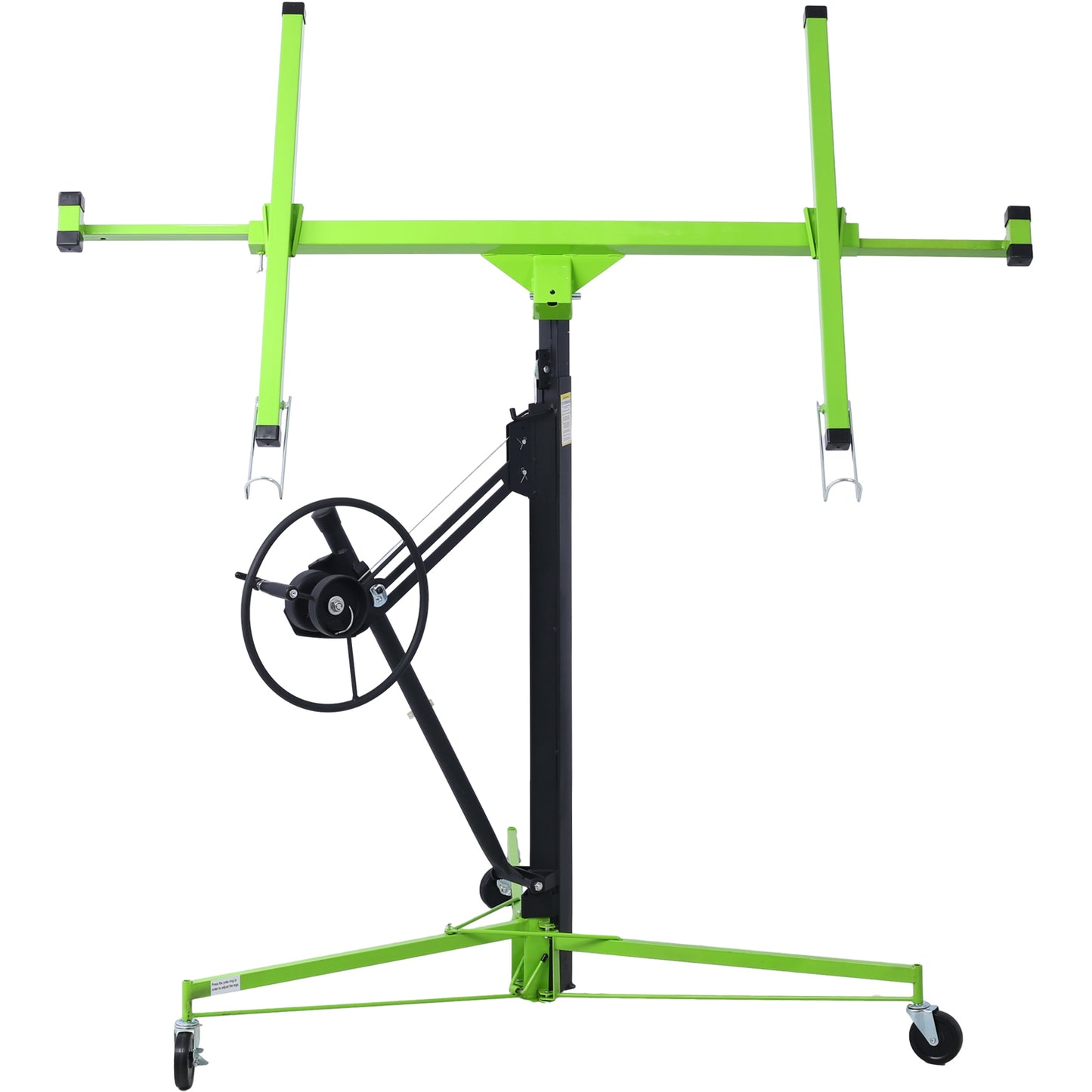 Drywall Lift Panel 11' Lift Drywall Panel Hoist Jack Lifter,GREEN+BLACK