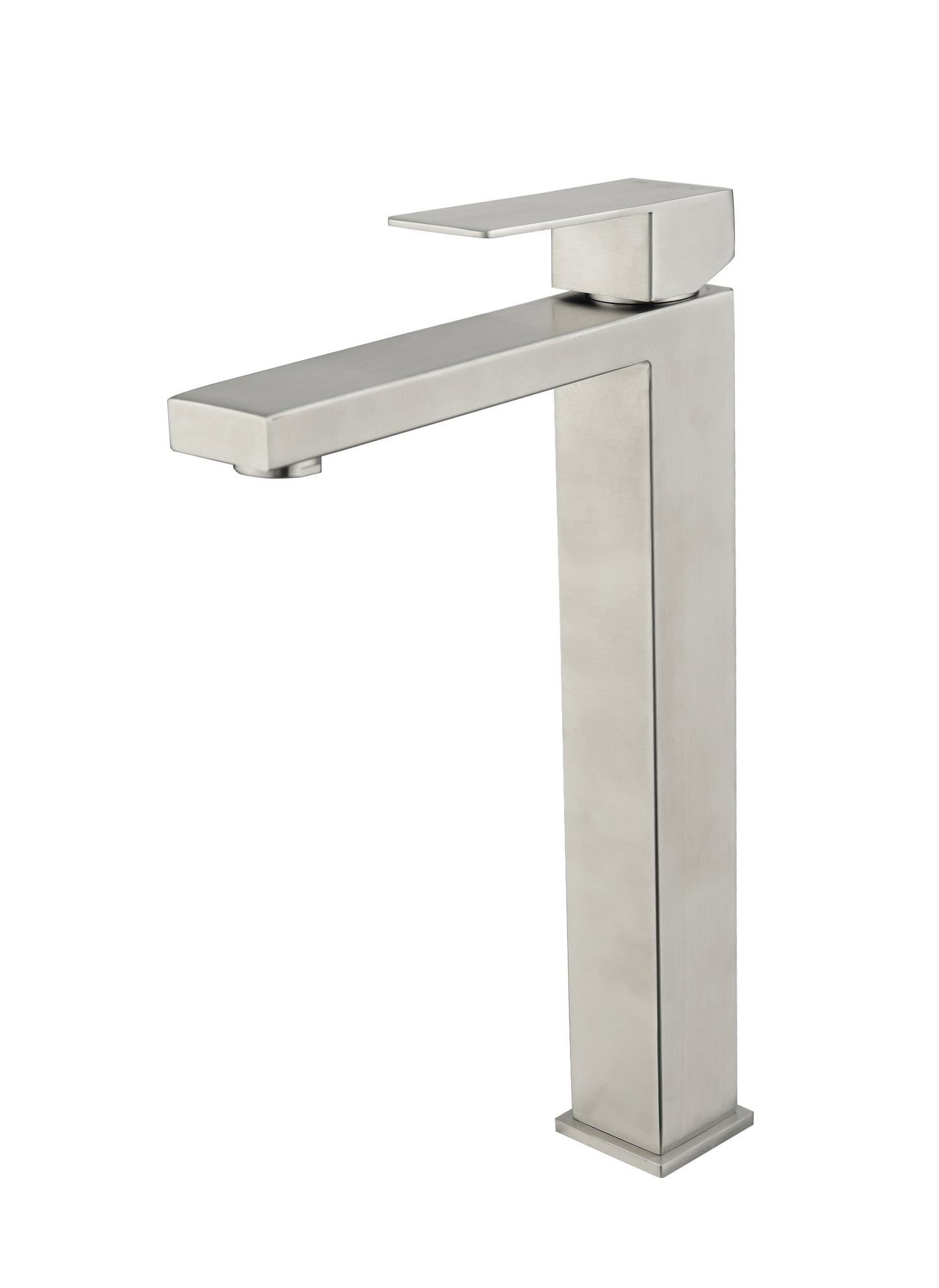 Modern Brushed Nickel Waterfall Spout Bathroom Faucet