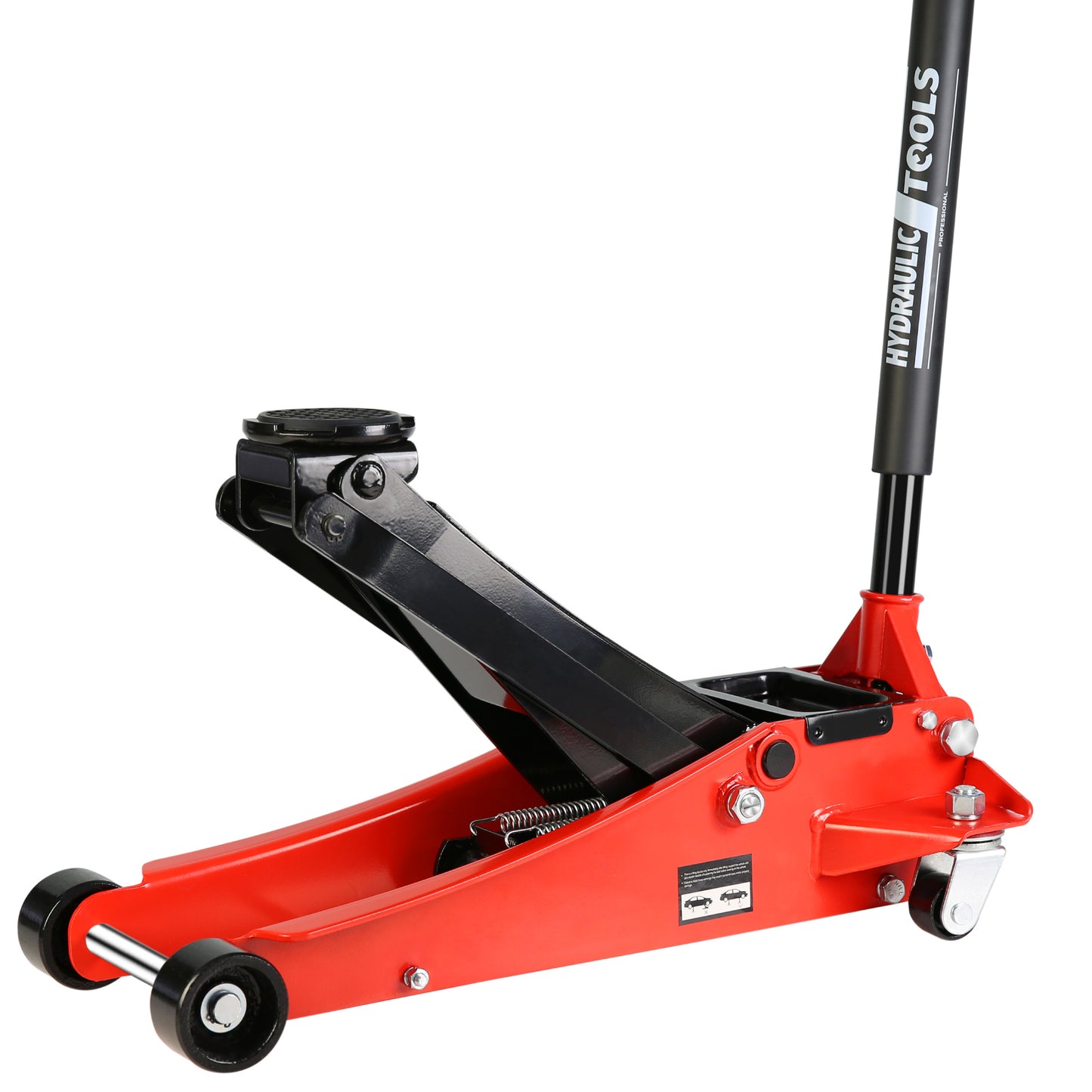 2.5 Ton Dual Piston Hydraulic Steel Racing Floor Jack with Quick Lift Pump