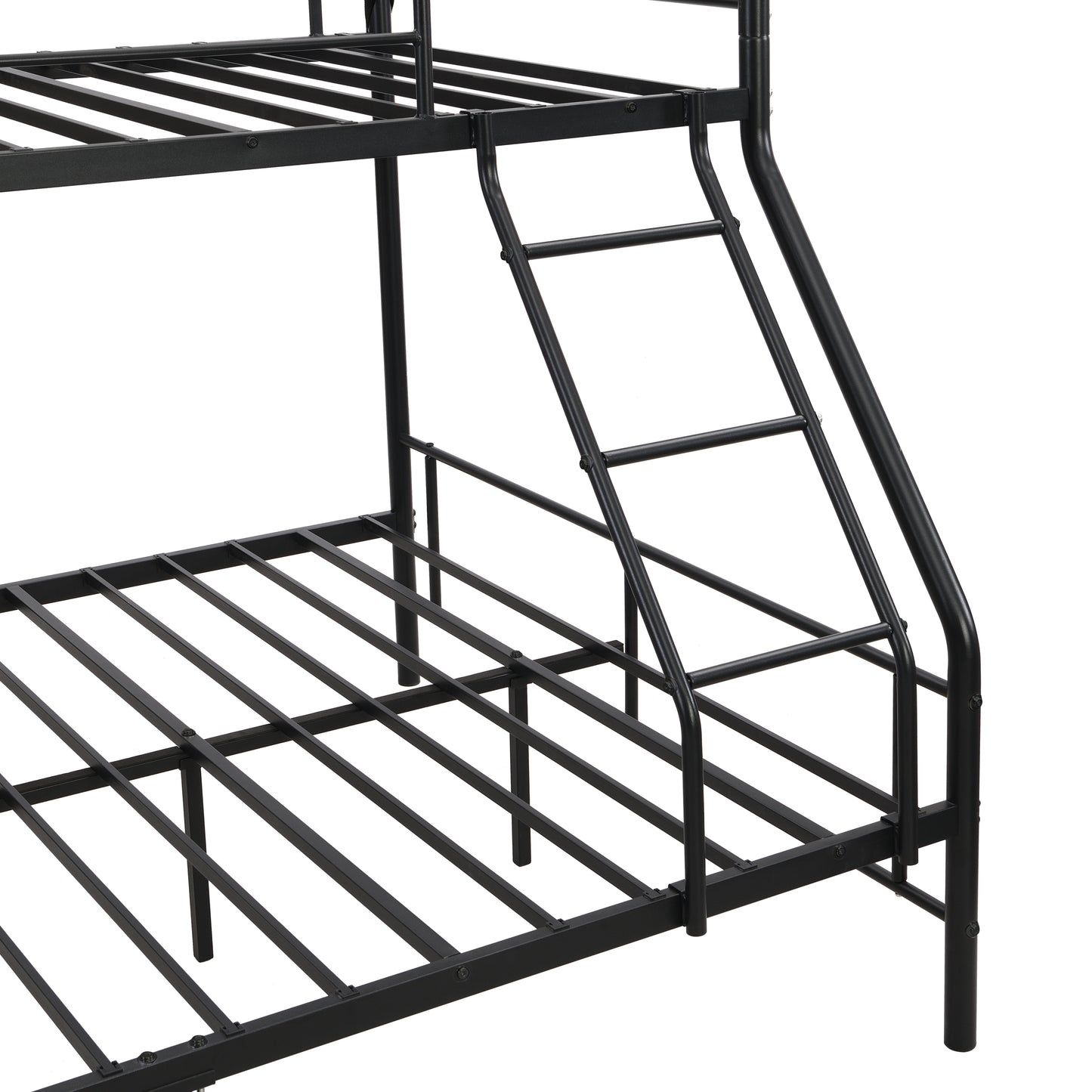 Efficient Steel Bunk Bed with Twin Over Full Design