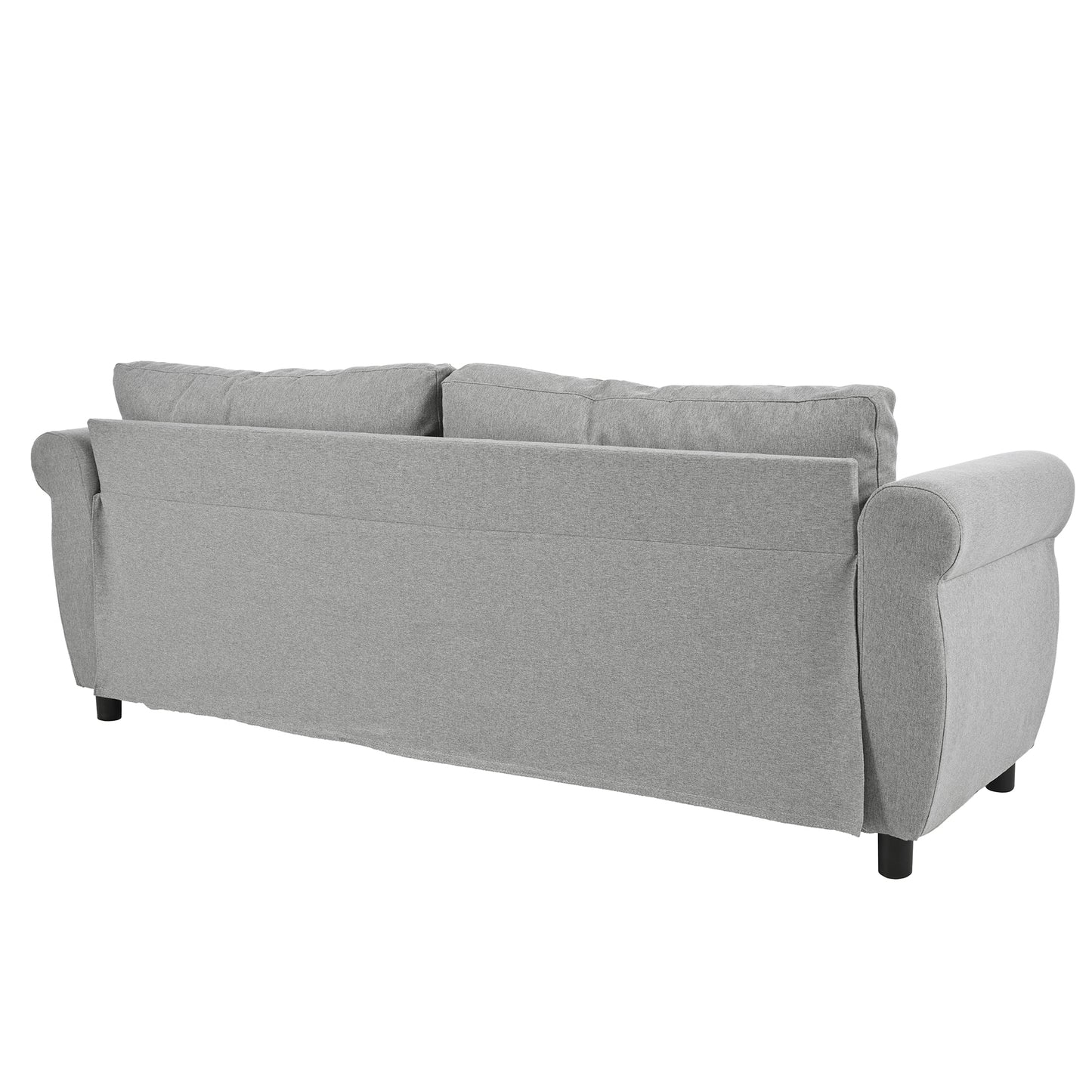 U_Style 80.7'' 2-in-1 Sofa Bed Sleeper with Large Memory  Mattress(63''*70.9*3.3 inch), for Living Room Spaces  Bedroom