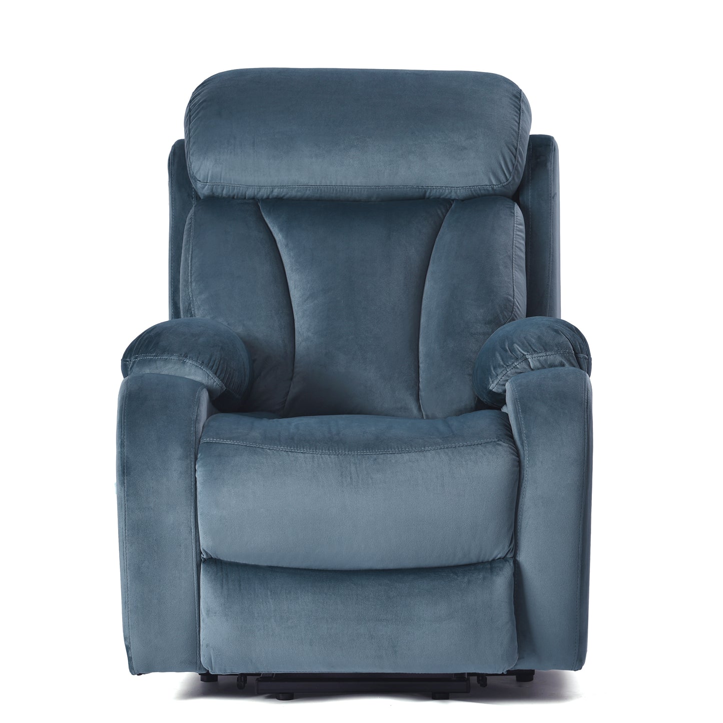 Elderly Power Lift Recliner Chair in Navy Blue with Remote Control