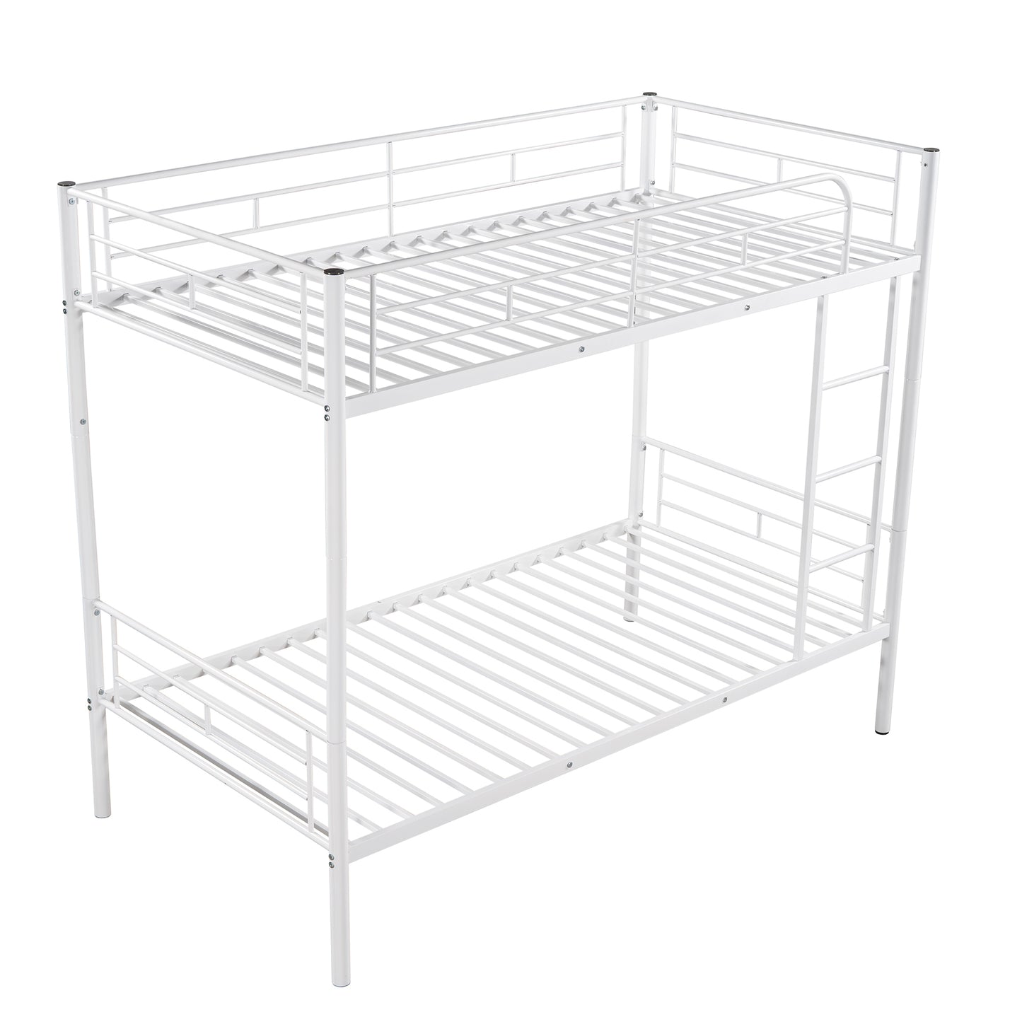 Manhattan Twin Metal Bed with Chrome Finish