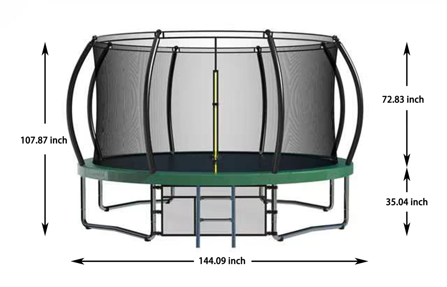 New big trampoline 12FT Green