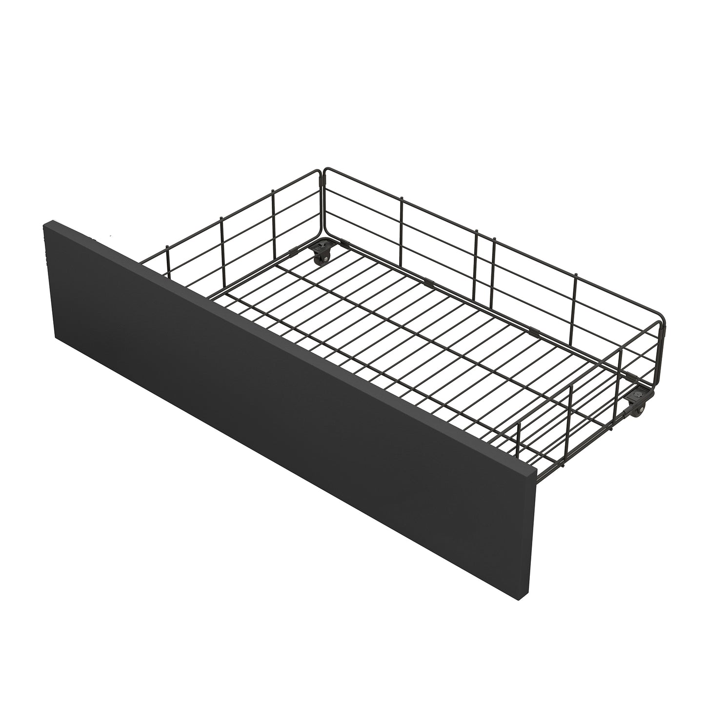 Queen Size Storage Platform Bed with 4 Drawers, Black