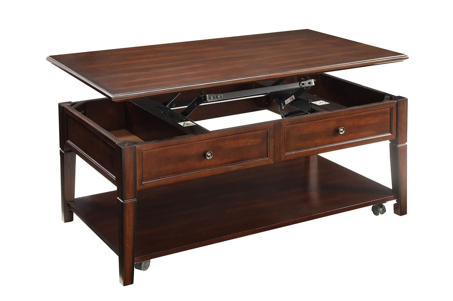 Walnut Malachi Coffee Table with Lift Top - USA Made