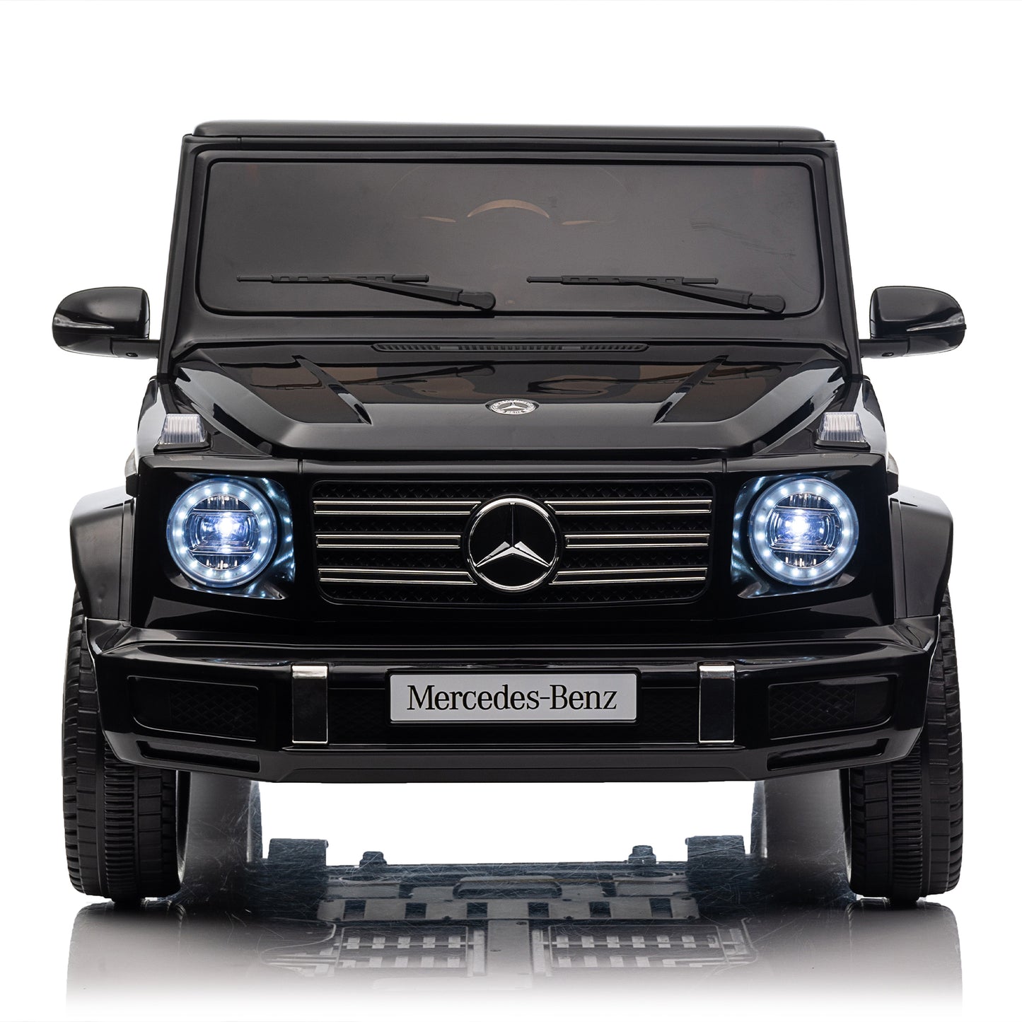 Licensed Mercedes-Benz G500,24V Kids ride on toy 2.4G W/Parents Remote Control,electric car for kids,Three speed adjustable,Power display, USB,MP3 ,Bluetooth,LED light,Three-point safety belt