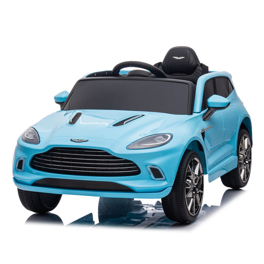 12V Dual-drive remote control electric Kid Ride On Car,Battery Powered Kids Ride-on Car Blue, 4 Wheels Children toys vehicle,LED Headlights,remote control,music,USB.