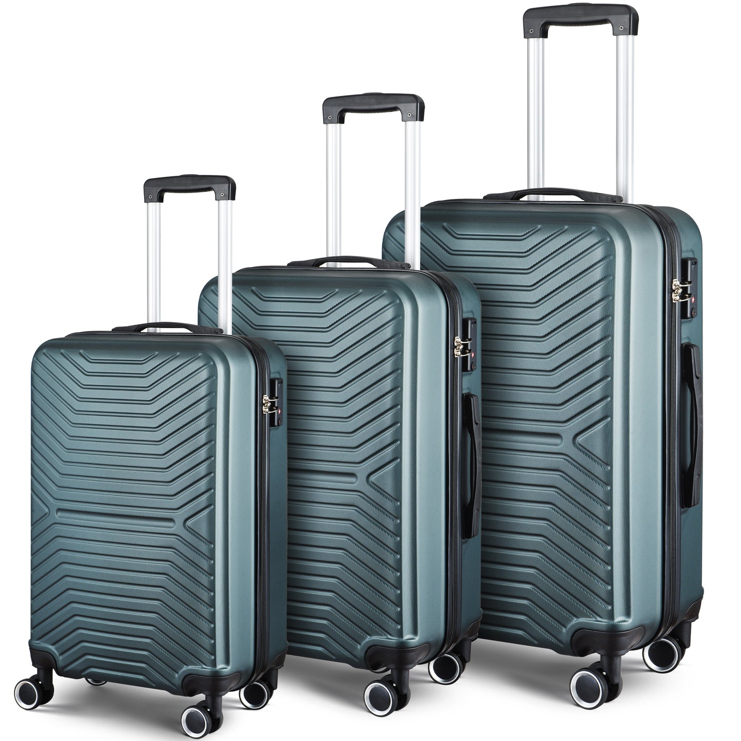 Luggage Sets Expandable ABS Hardshell 3pcs Clearance Luggage Hardside Lightweight Durable Suitcase sets Spinner Wheels Suitcase with TSA Lock 20in/24in/28in