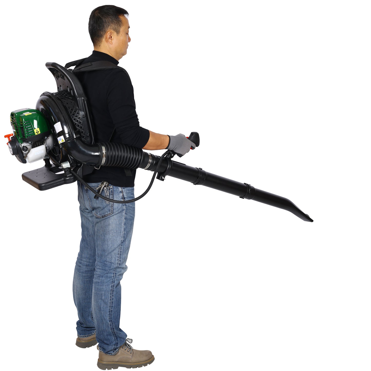 4-STROKE BACKPACK LEAF BLOWER,GAS 37.7cc,1.5HP 580CFM ,super light weight 16.5lbs