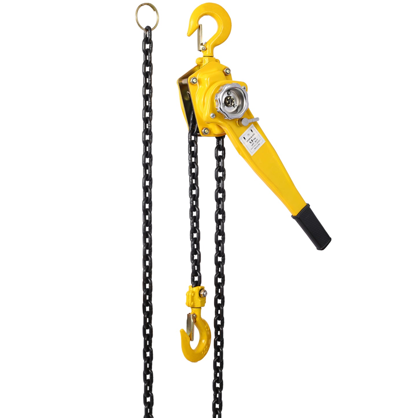 Lever Chain Hoist 3 Ton 6600LBS Capacity 20 FT Chain Come Along with Heavy Duty Hooks Ratchet Lever Chain Block Hoist Lift Puller