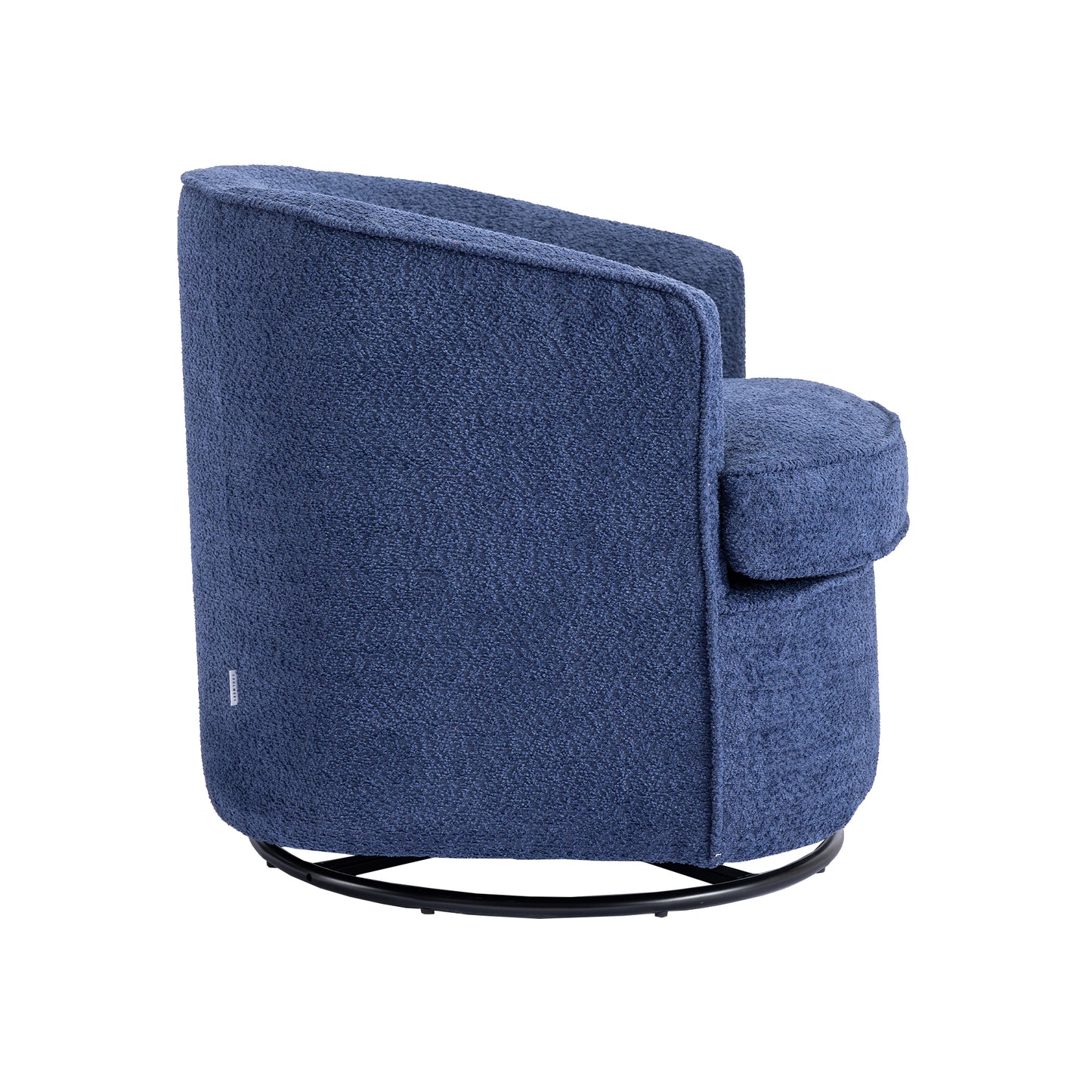 Swivel Barrel Chair with 360-Degree Swivel Feature and Plush Comfort