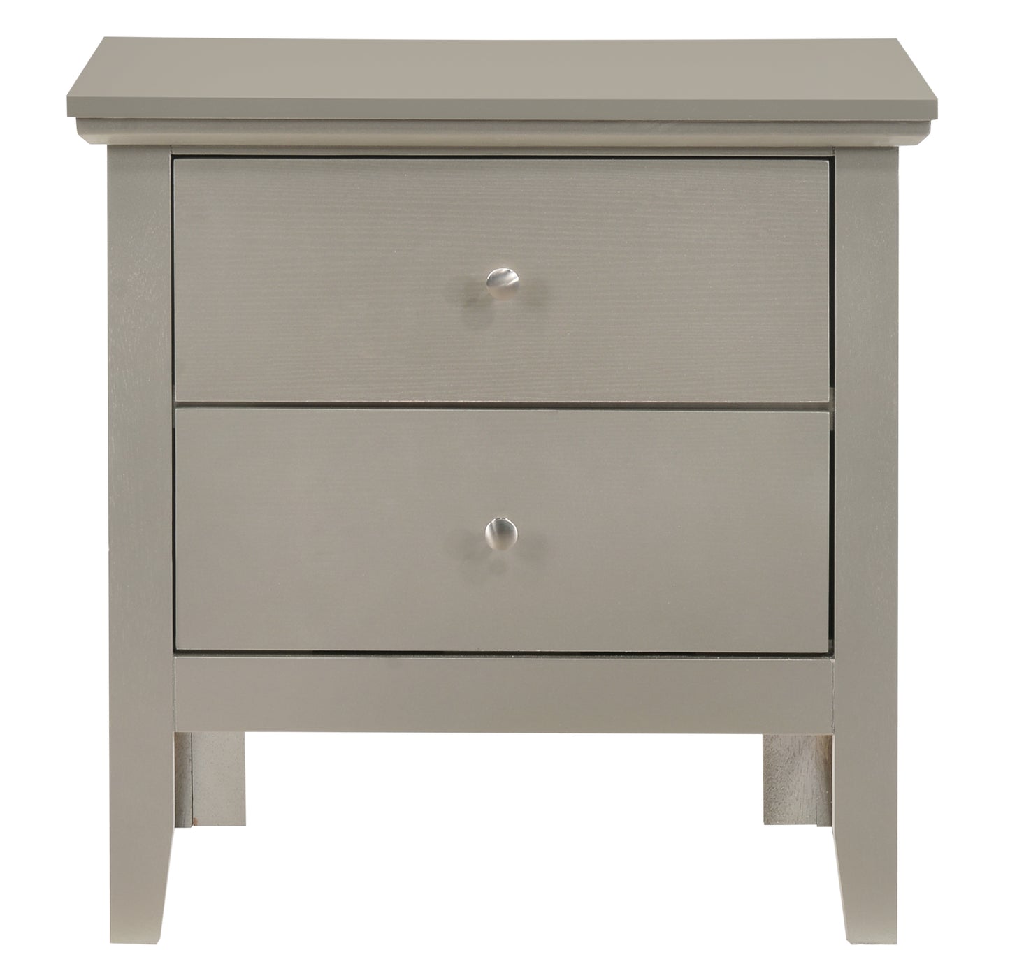 Primo G1333-N Nightstand , Silver Champagne