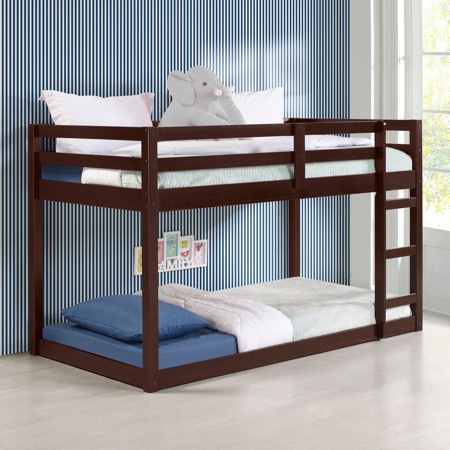 Gaston Loft Bed, Espresso 38185