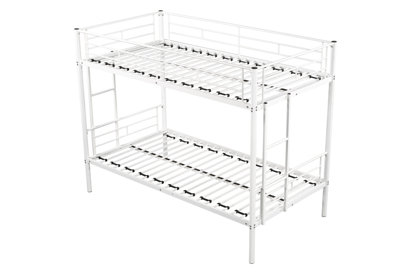 Durable Metal Twin Bunk Bed with Noise-Reduced Design