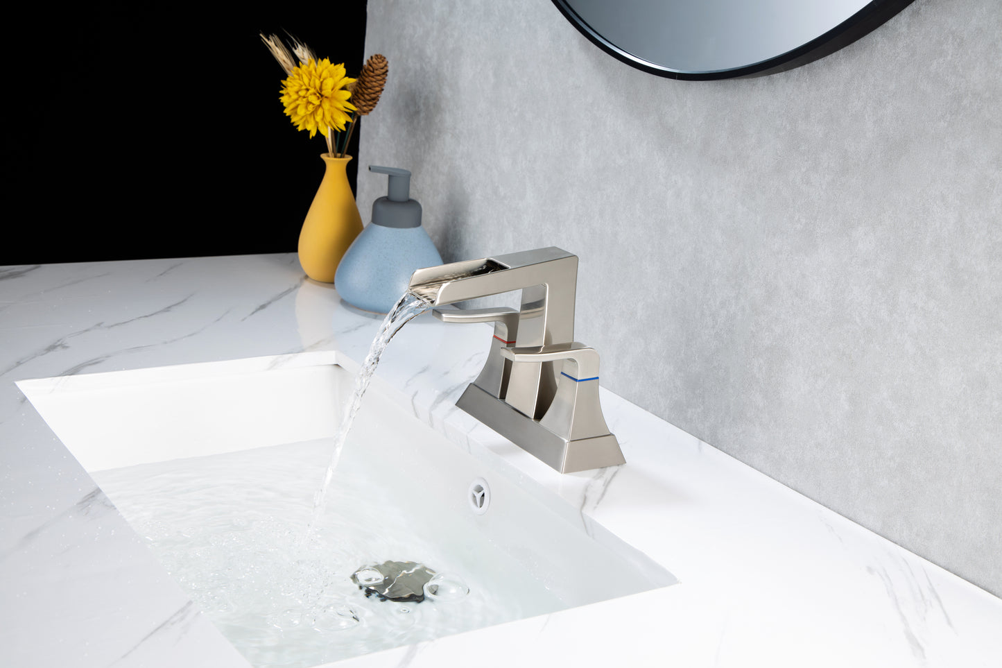 Enhance Your Bathroom with a Brushed Nickel 2-Handle Lavatory Faucet