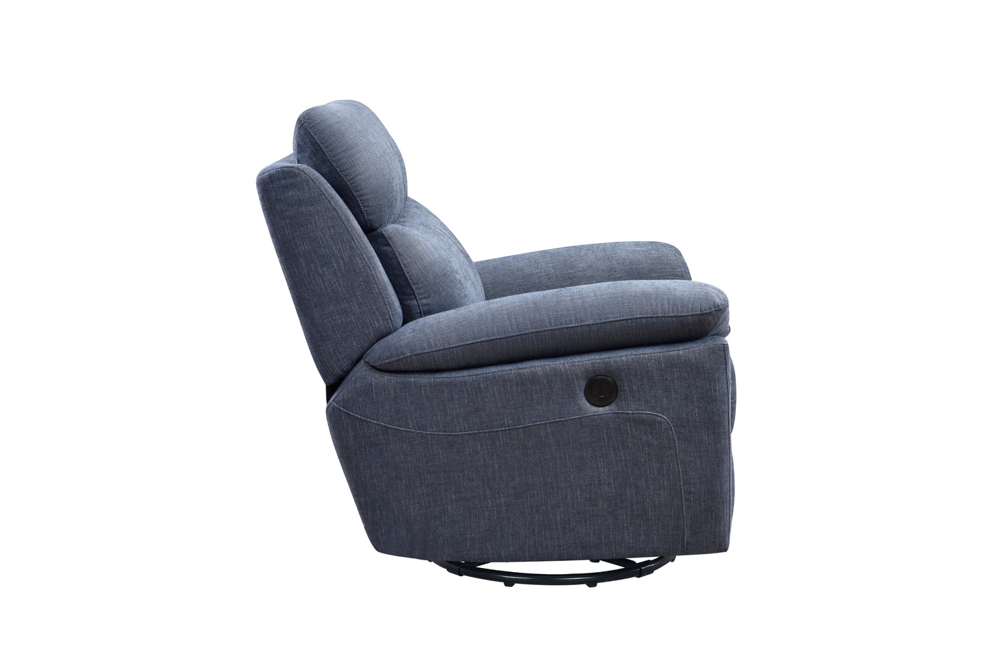 Electric Blue Power Recliner Chair with USB Charging Port