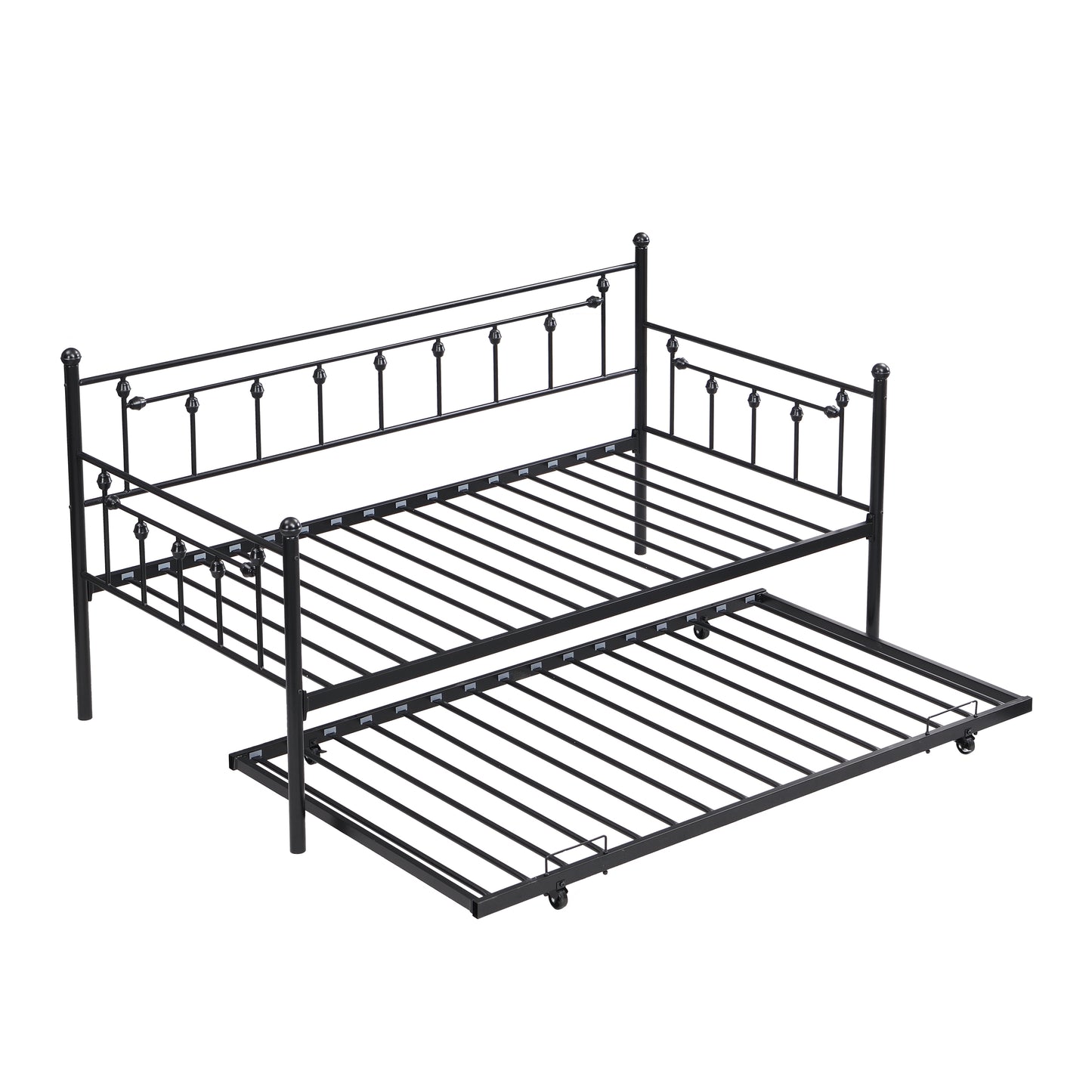 Daybed with trundle  BLACK