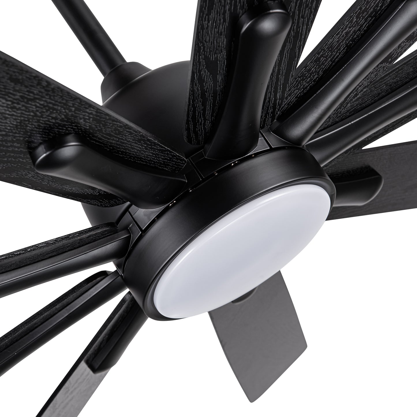 62 Black Ceiling Fan with Remote Control for Modern Farmhouse