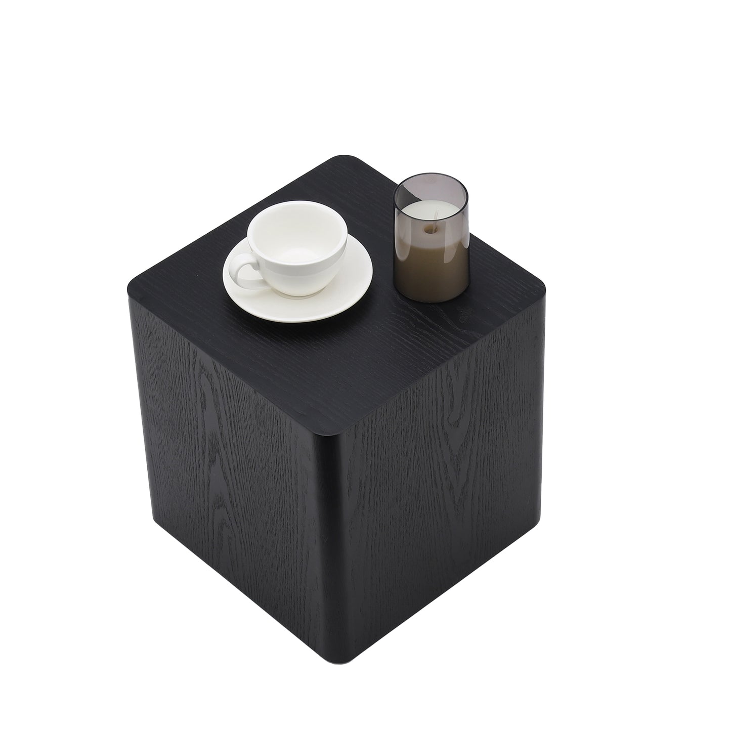 Black MDF Nesting Coffee & Side Tables Set