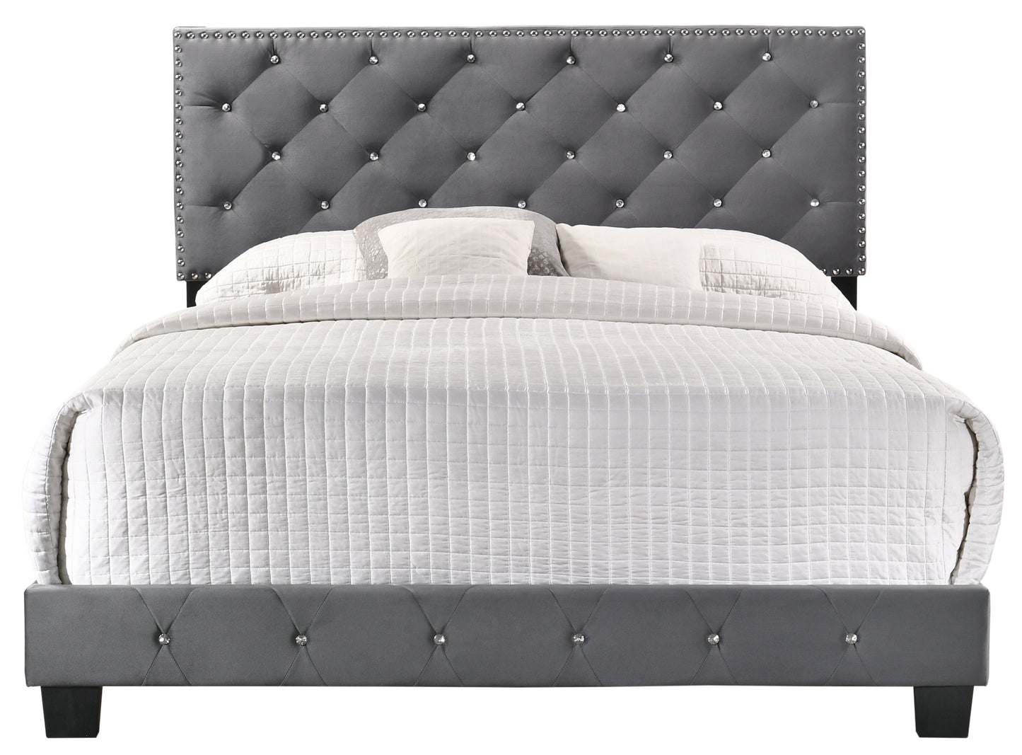 Suffolk G1401-FB-UP Full Bed , GRAY