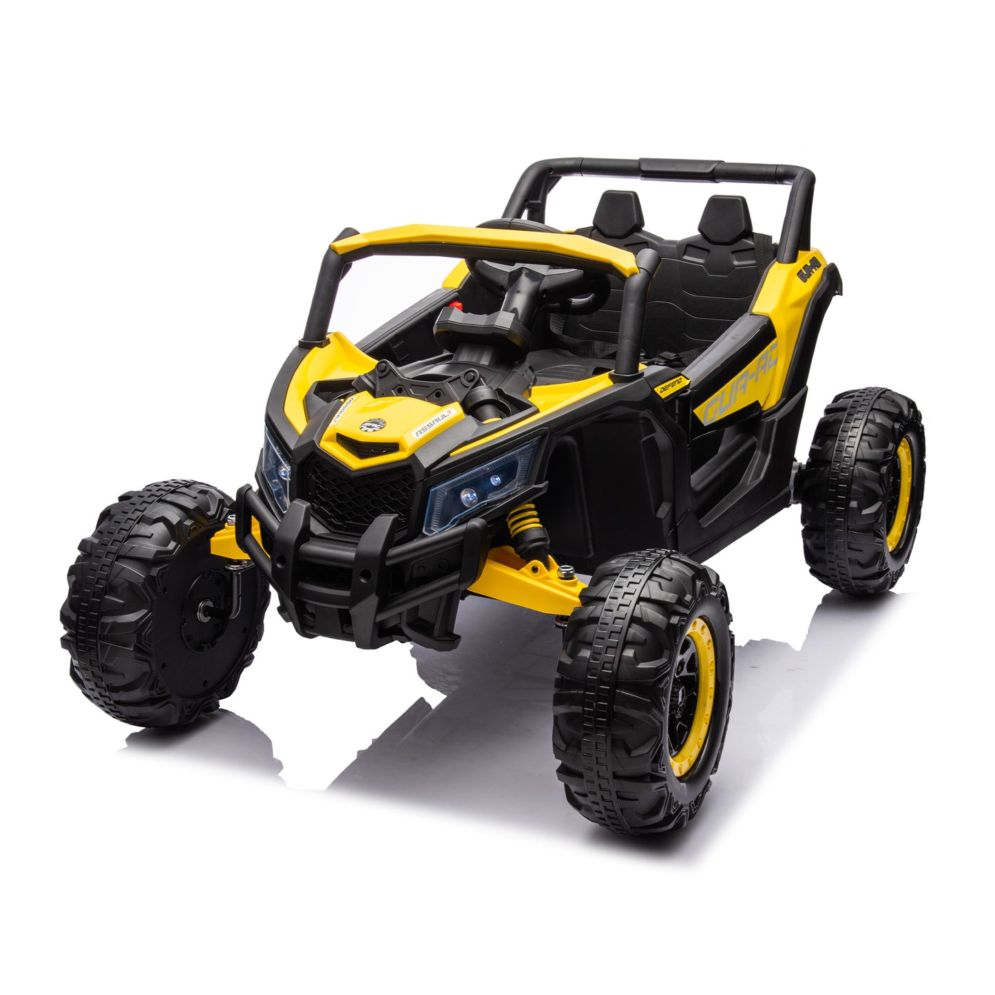 12V UTV Ride-On Car for Kids with Remote Control, Music Player, and LED Lights