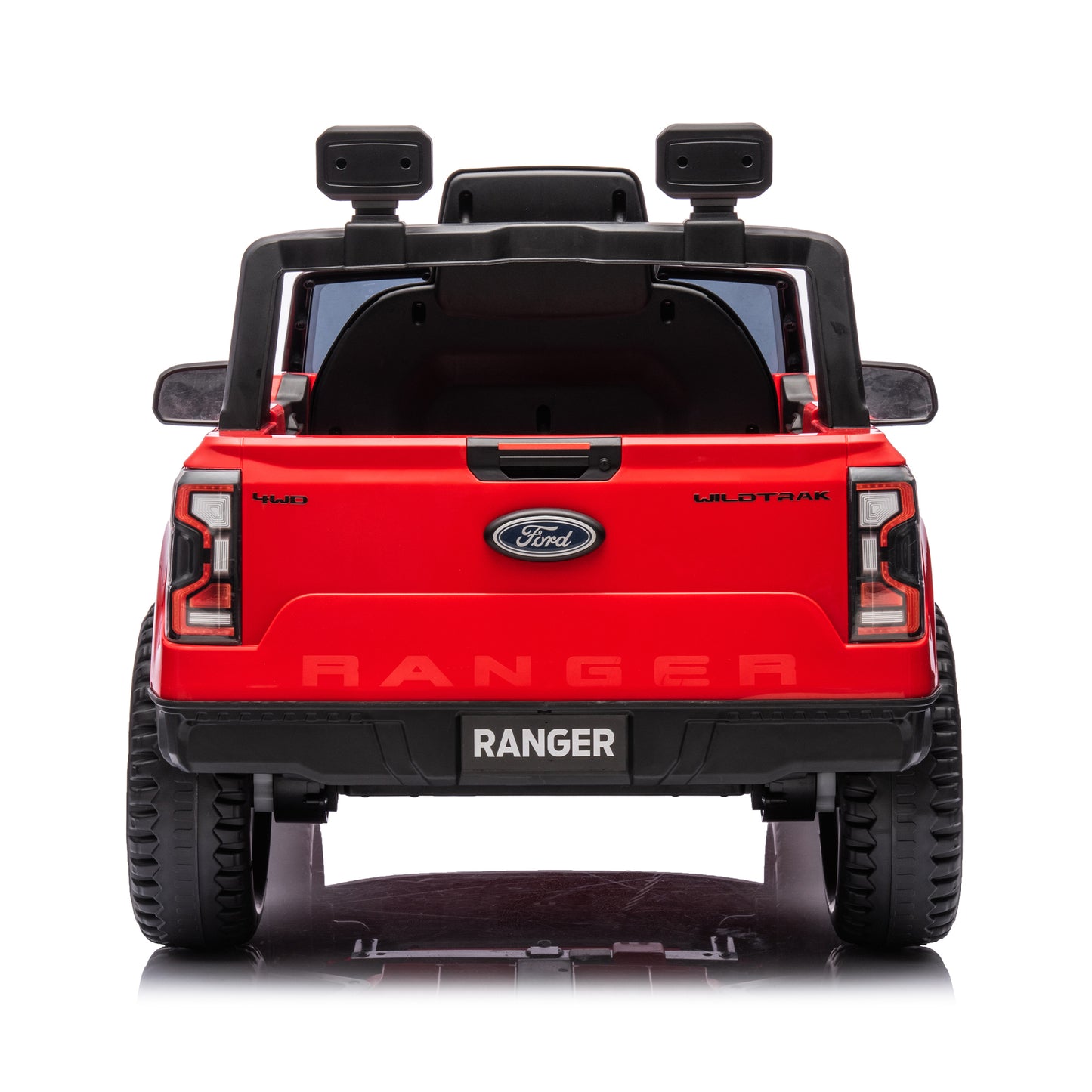 12V Kids Ride On Car W/Parents Remote Control,Licensed Ford Ranger,2WD,Rear wheel suspension,Low Start,Headlight,Horn,MP3,Bluetooth,Adjustable speed,Speed 1.86-4.97 mph for kids aged 3-6.