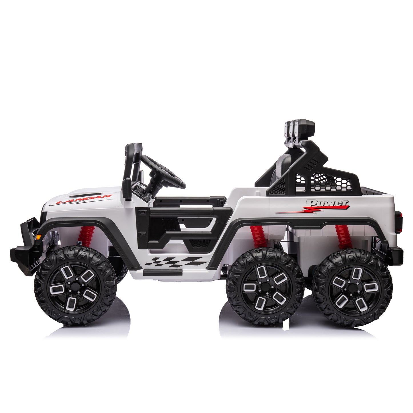 24V Ride On Large Pickup Truck Car for Kids with Remote Control and Bluetooth Music