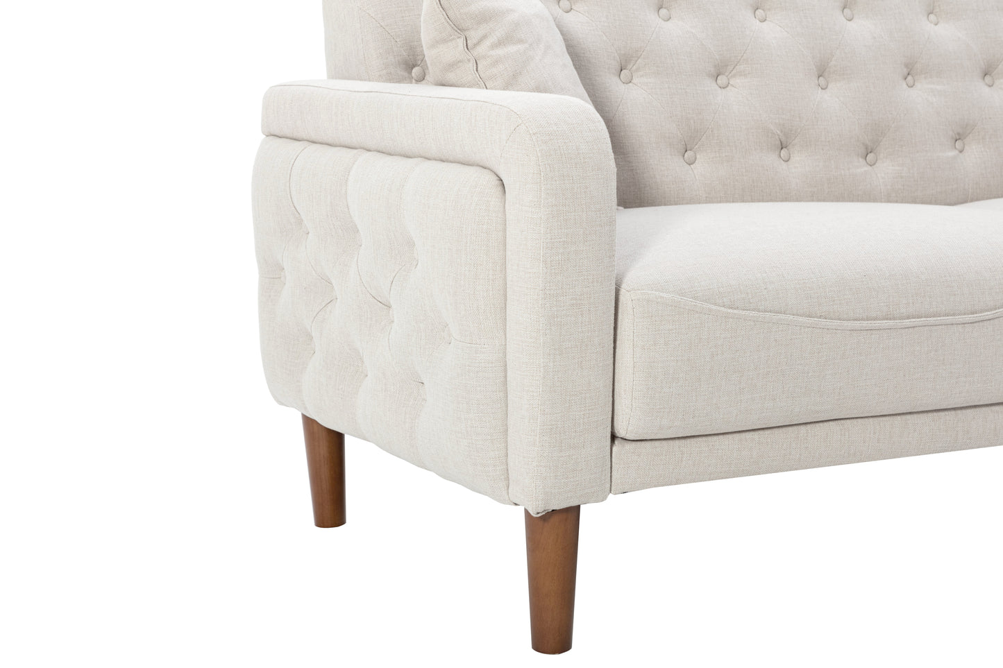 Elevate Your Living Space with the Timeless Elegance of the 2047 White Linen Sofa