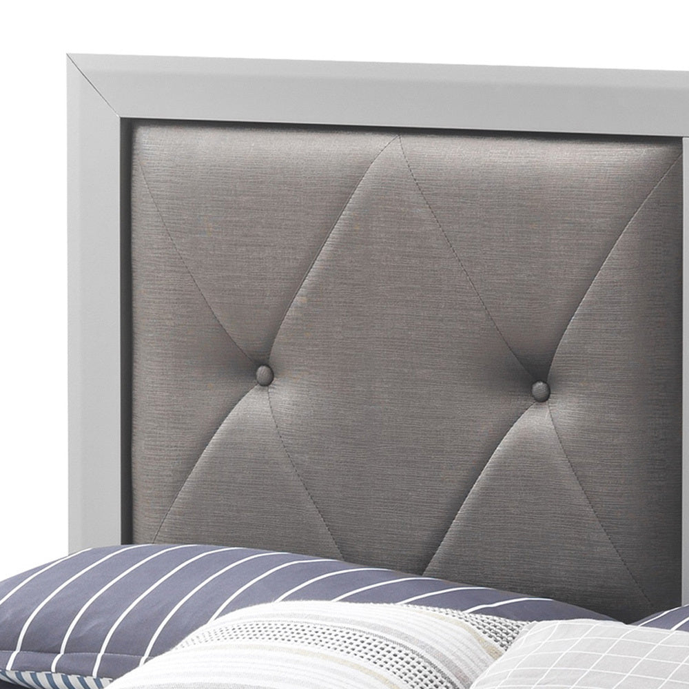 Primo G1333A-QB Queen Bed , Silver Champagne