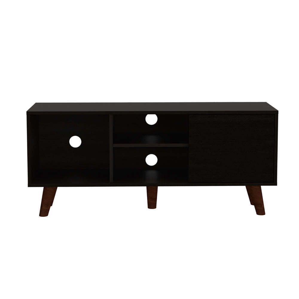 Boston DIY Living Room Set with Ontario TV Stand and Vassel Coffee Table, Black / Espresso