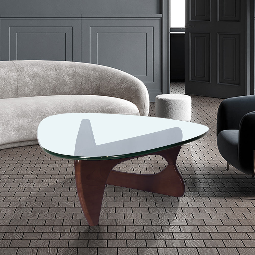 Modern Geometric Black Coffee Table