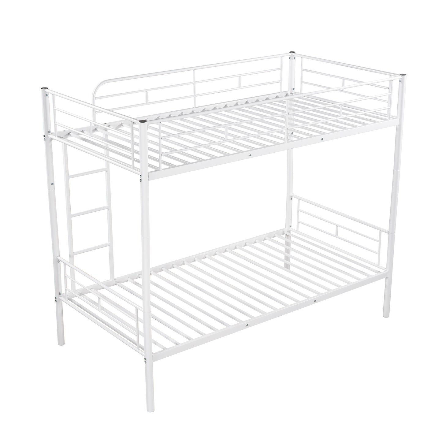 Manhattan Twin Metal Bed with Chrome Finish