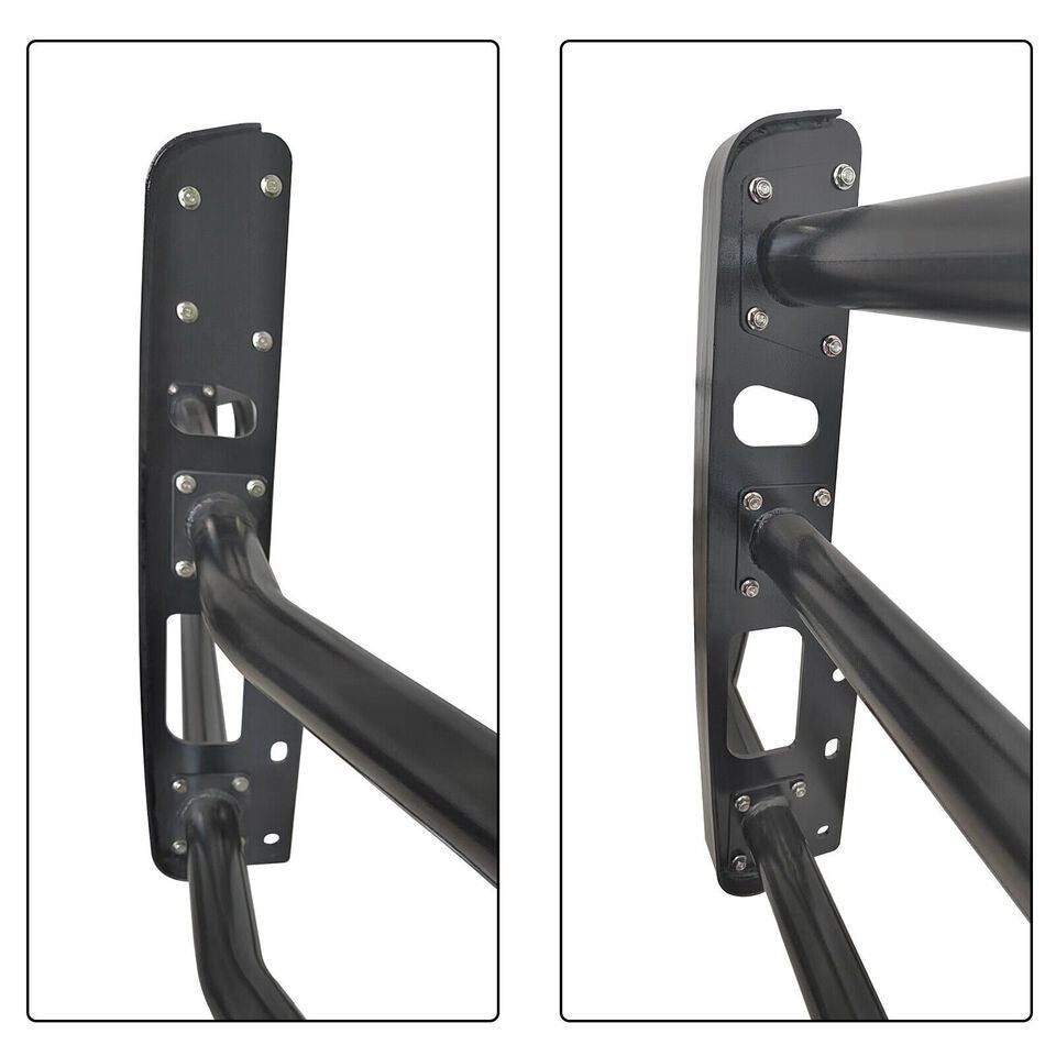 Black Iron Integrated Deer Guard Bumper for Freightliner, Volvo, Kenworth, and Peterbilt