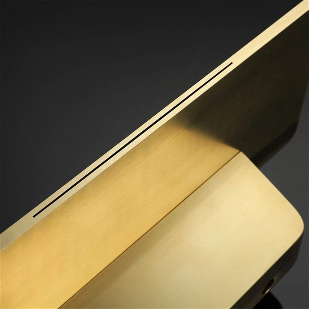 Gold Tone Waterfall Bathroom Sink Faucet