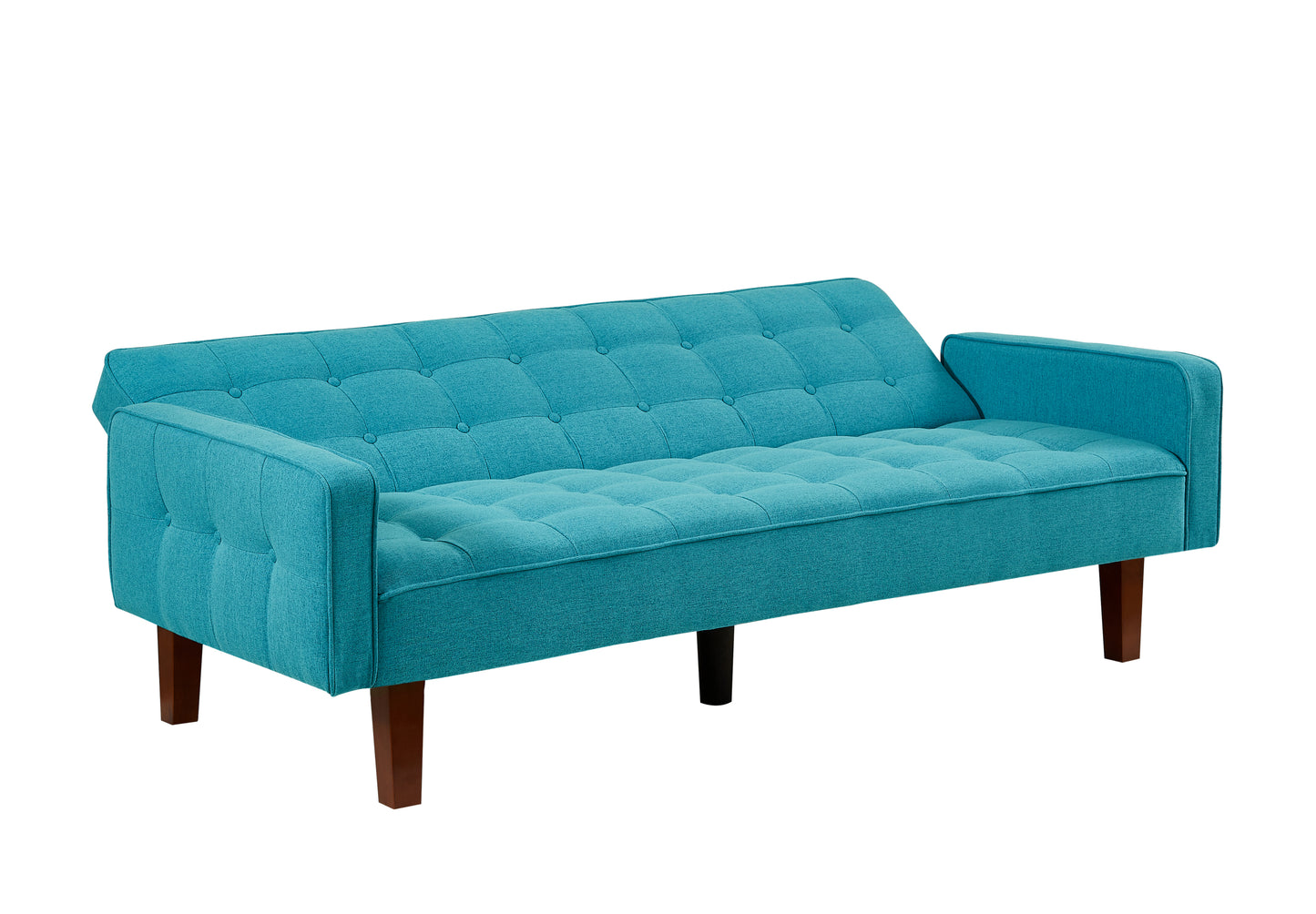 Light Blue Sofa Bed with Versatile Functionality