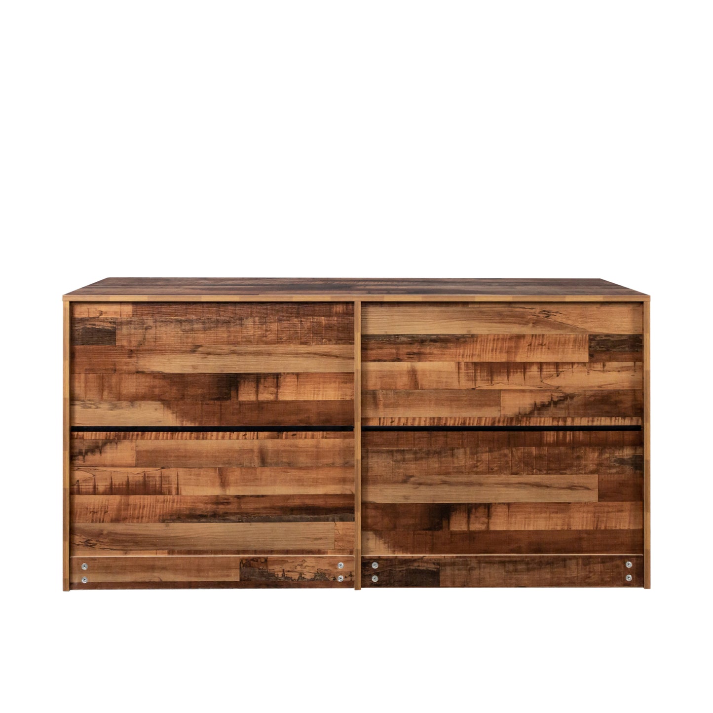 Modern Walnut 6 Drawer Nightstands