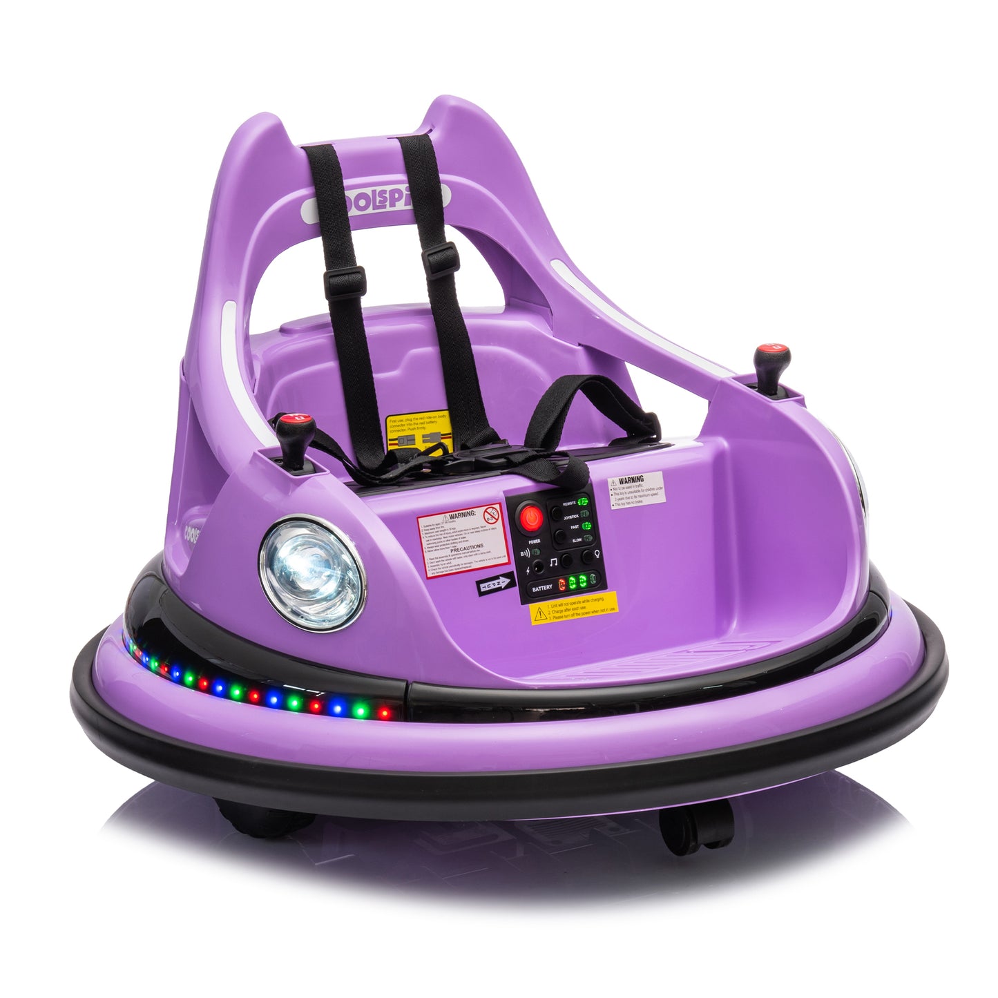 Electric Bumper Car for Kids Aged 1.5-5 Years Old with Remote Control and Safety Features