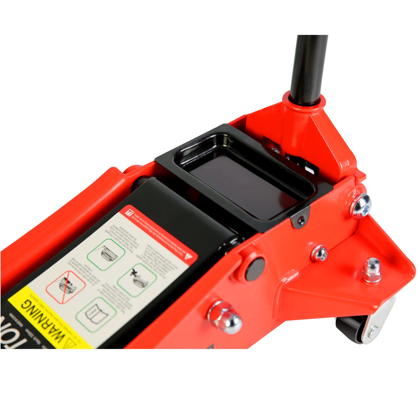 3.5 Ton Racing Floor Jack with Quick Lift Pump and Wide Stance