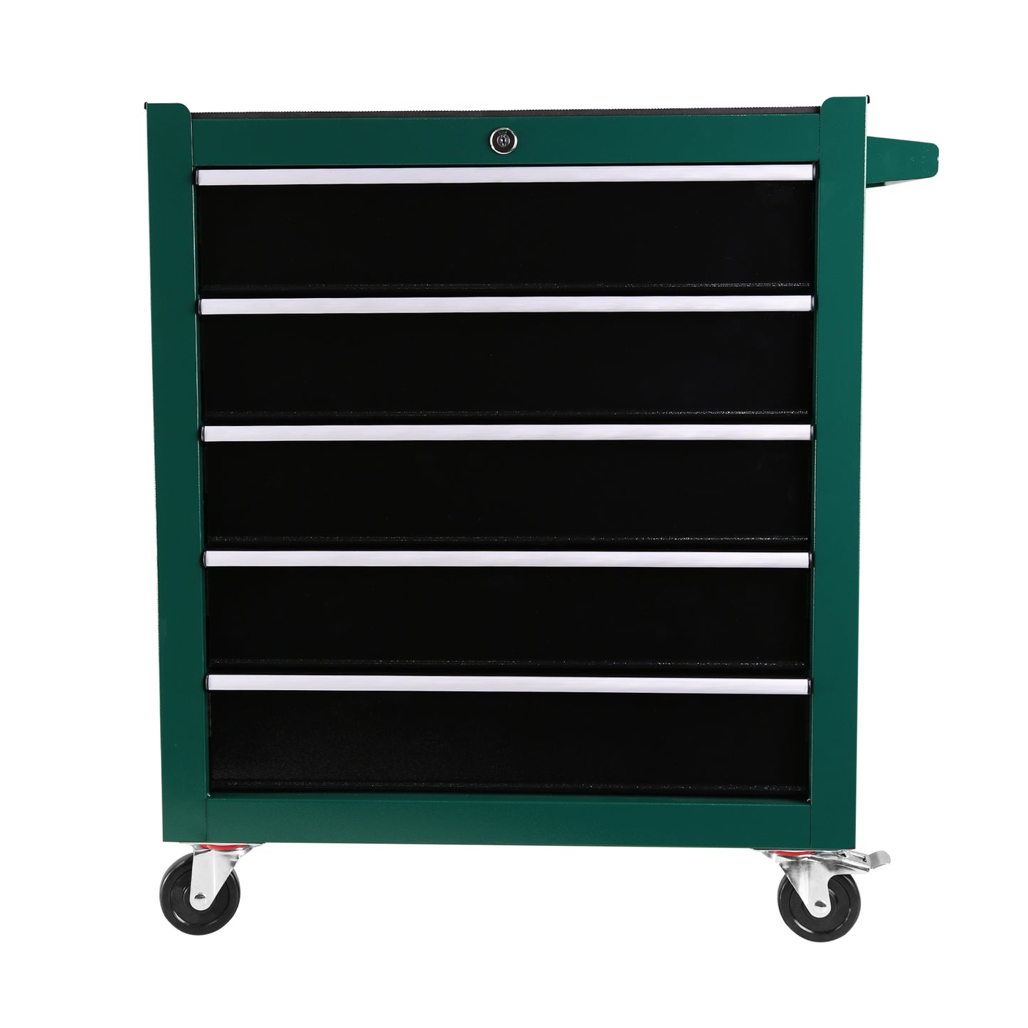 5-Drawers Rolling Tool Chest,Tool Cabinet on Wheels with Keyed Locking System and Drawer Liners,Tool Chest with Link Buckle and can be Combined to Large Cabinet Set,for Warehouse,Garage